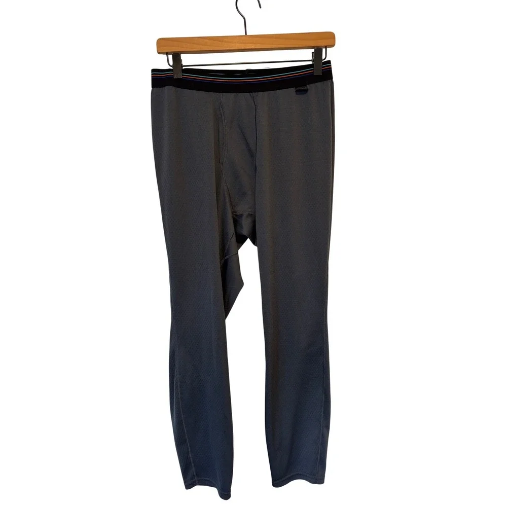 Patagonia Capilene Midweight Bottoms Mens Medium Grey Baselayer Leggings
